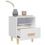 Voir la diapositive 3 : VIDAXL Tables de chevet 2 pcs Blanc 40x35x47 cm