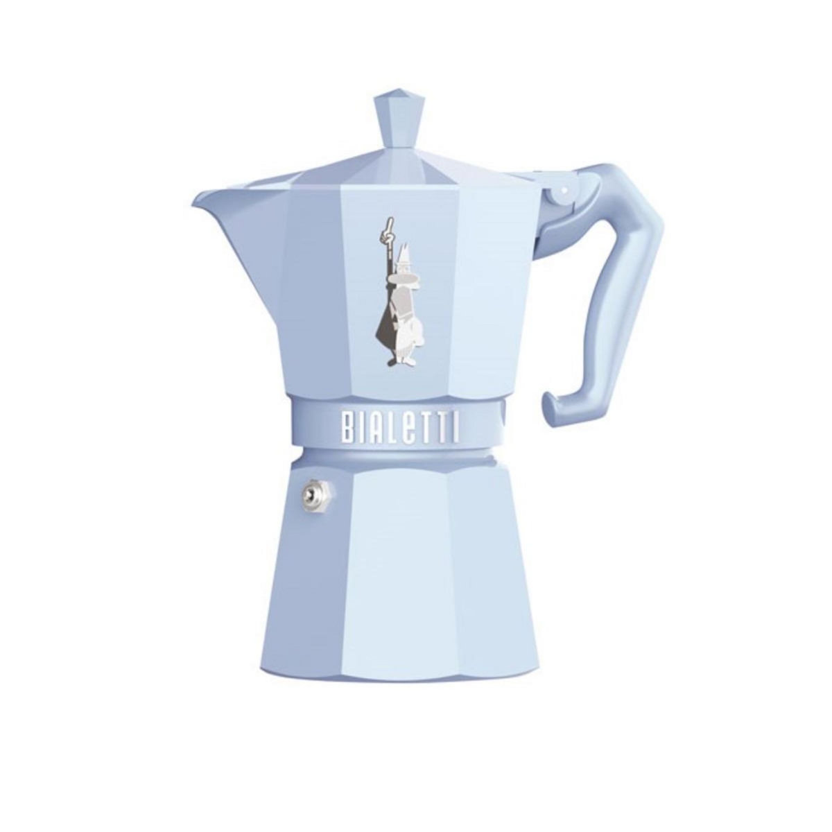 BIALETTI Cafetière italienne 6 tasses bleu pastel - 0009062