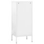Voir la diapositive 5 : VIDAXL Armoire de rangement Blanc 42,5x35x101,5 cm Acier