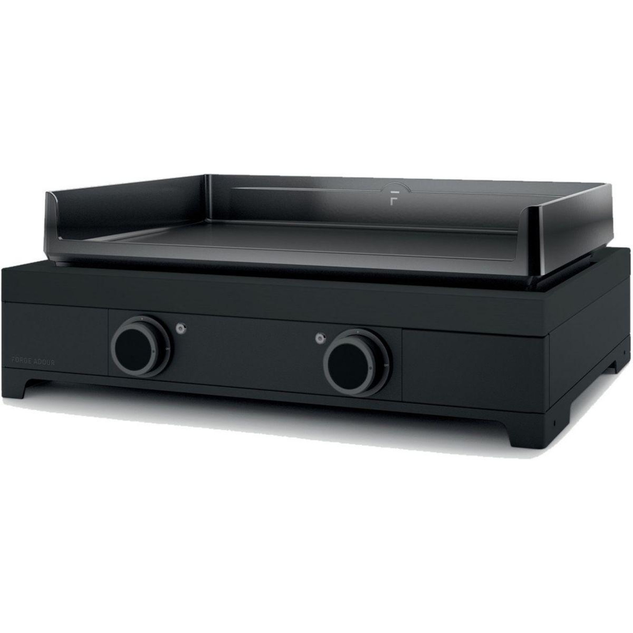 FORGE ADOUR Plancha électrique Modern E 60 A N noir 2 brûleurs à poser 65.5x39.5 cm
