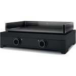 FORGE ADOUR Plancha électrique Modern E 60 A N noir 2 brûleurs à poser 65.5x39.5 cm