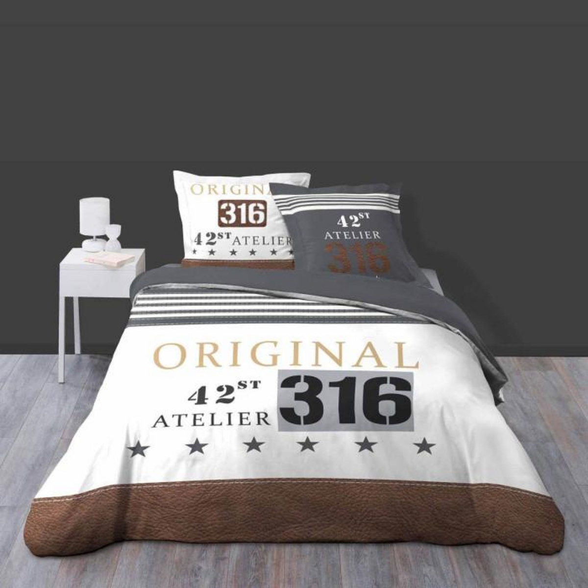 Paris Prix Parure de Lit 3 Pièces  Original  260x240cm Multicolore