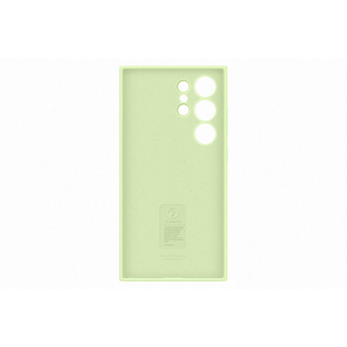 Samsung Coque Samsung S24 Ultra silicone Vert clair