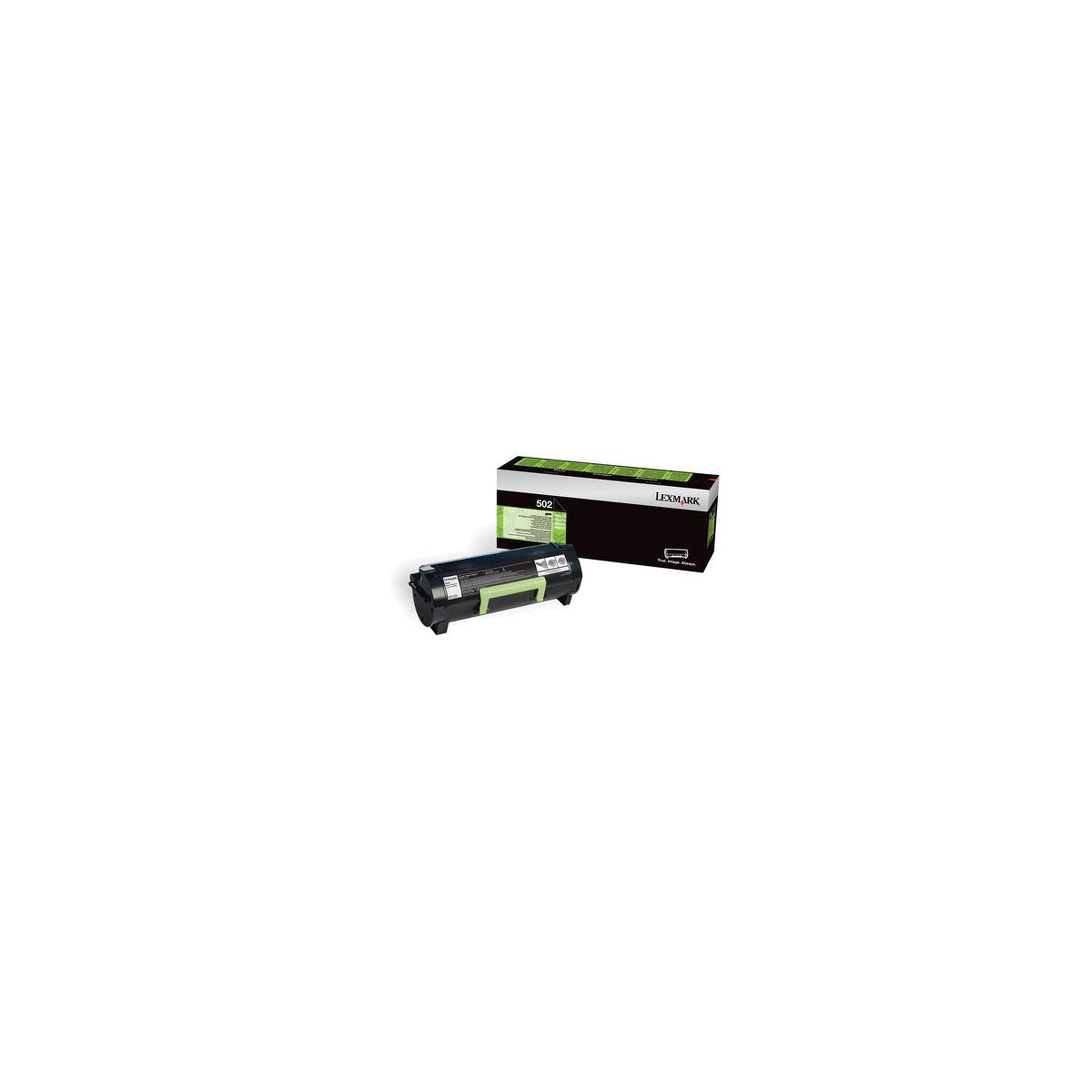 Voir la diapositive 2 : Lexmark Toner Lexmark 502 Noir - Capacité 1.500 pages