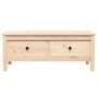 Voir la diapositive 6 : VIDAXL Table basse 100x50x40 cm Bois massif de pin