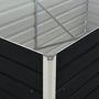 Voir la diapositive 4 : VIDAXL Jardiniere 160 x 80 x 45 cm Acier galvanise Anthracite