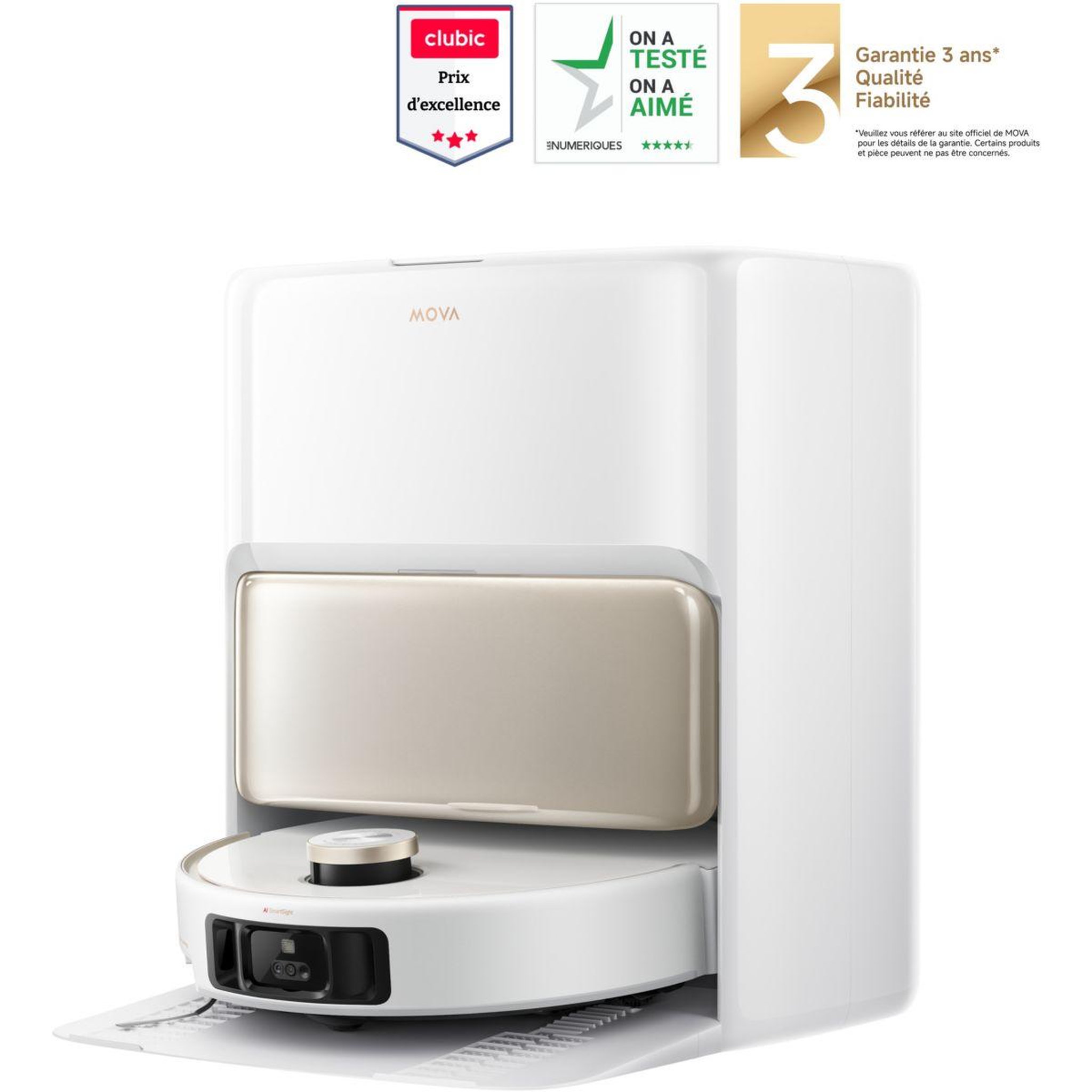 MOVA Robot aspirateur laveur v50 ultra complete