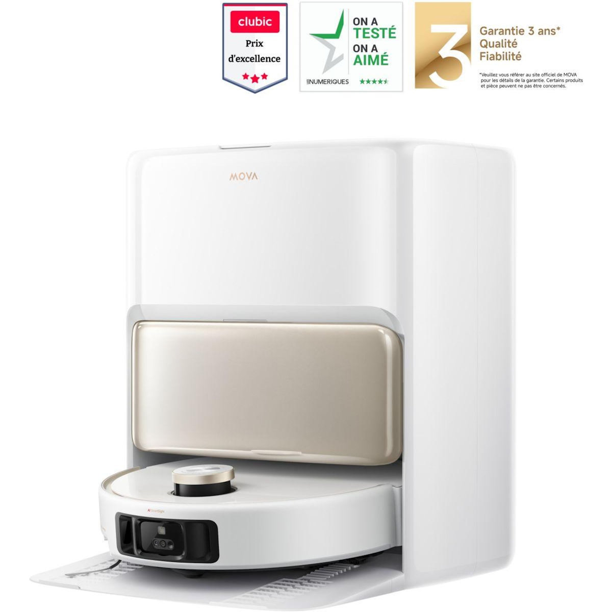 MOVA Robot Aspirateur Laveur V50 Ultra Complete