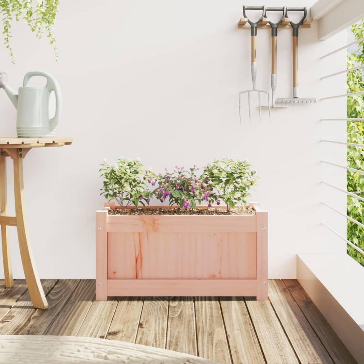 VIDAXL Jardiniere 60x31x31 cm bois massif douglas