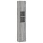 Voir la diapositive 2 : VIDAXL Armoire de bain Sonoma gris 32x25,5x190 cm Bois d'ingenierie