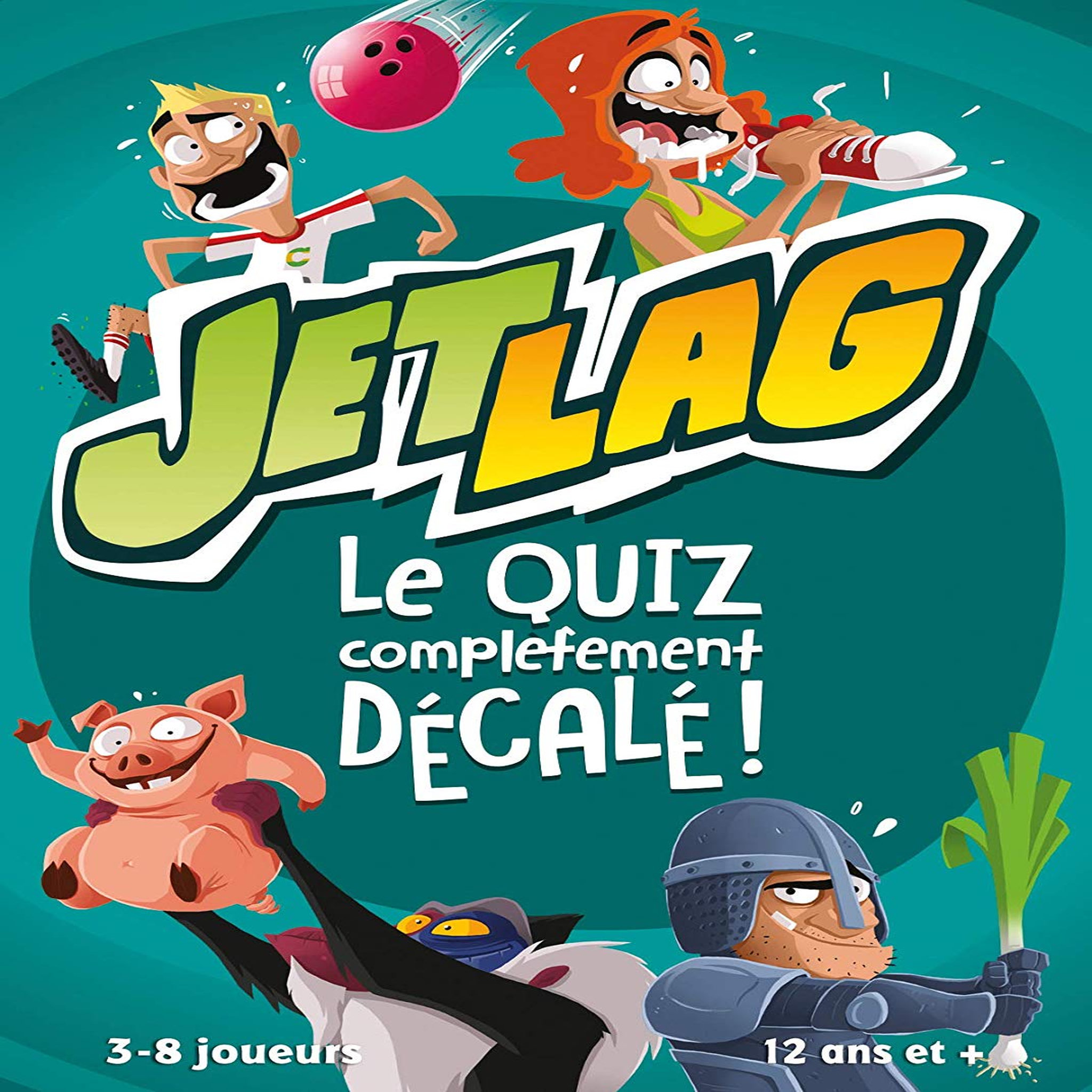 Voir la diapositive 2 : ASMODEE Jeu le quiz complètement décalé - JETLAG