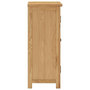 Voir la diapositive 4 : VIDAXL Armoire 45x32x85 cm Bois de chene massif