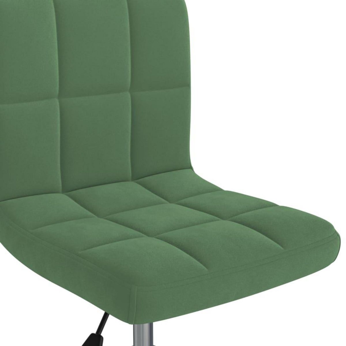 VIDAXL Chaise pivotante de salle a manger Vert fonce Velours