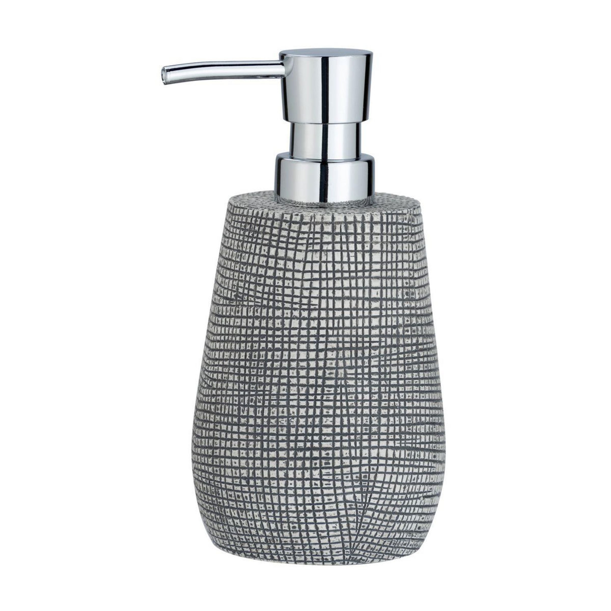 Wenko Distributeur de savon design nature Gilba - Gris