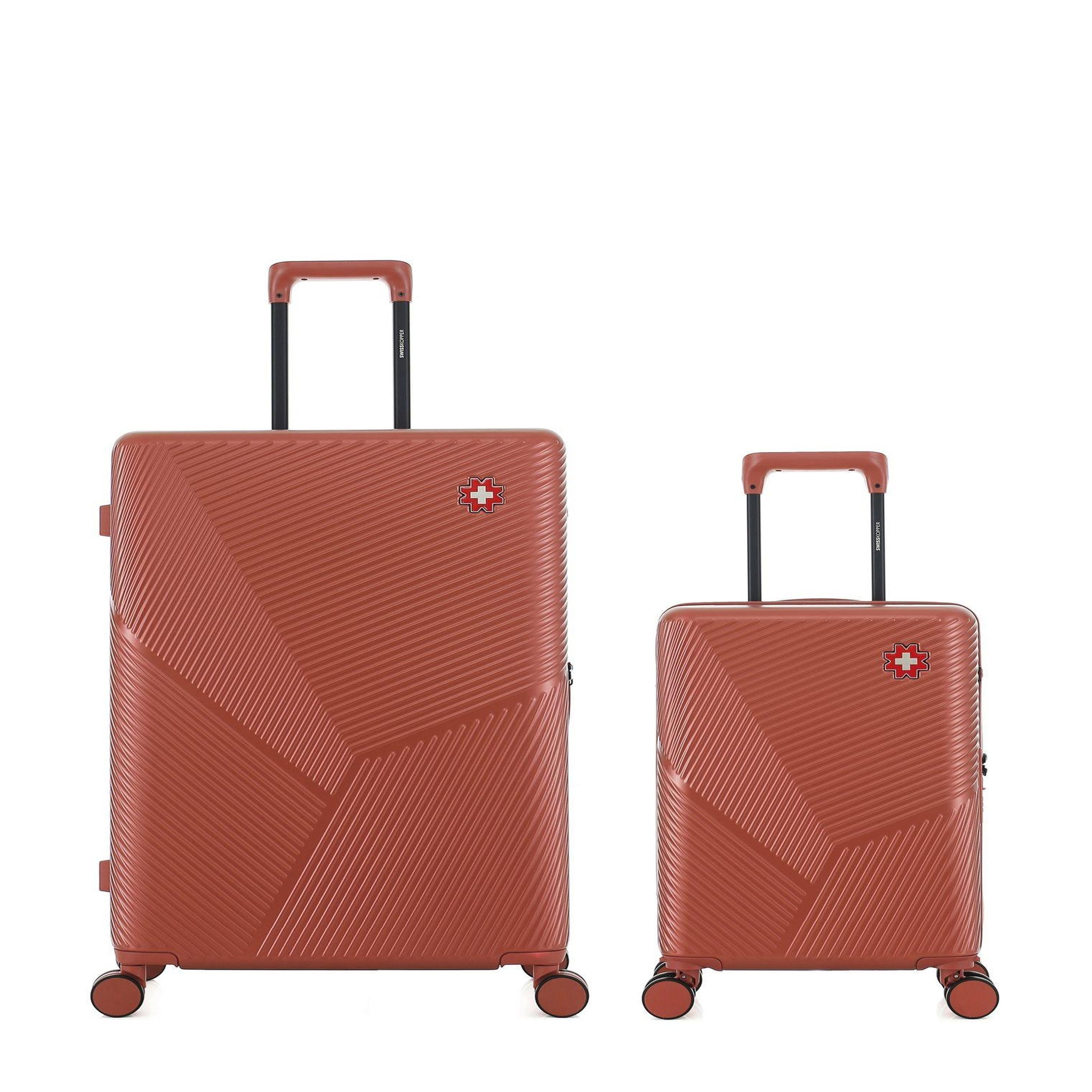 SWISS KOPPER Lot de 2 Valises Rigides Grand Format et Cabine XS FRIBOURG