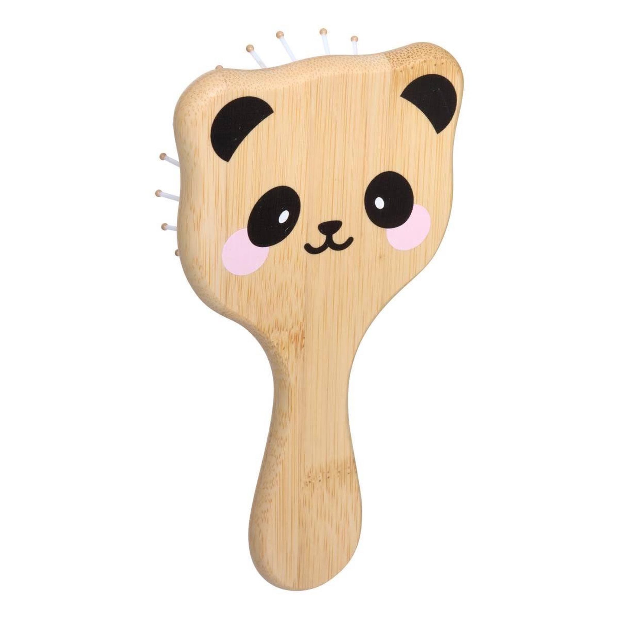 Atmosphera Kids Brosse à cheveux enfant  panda  15cm naturel