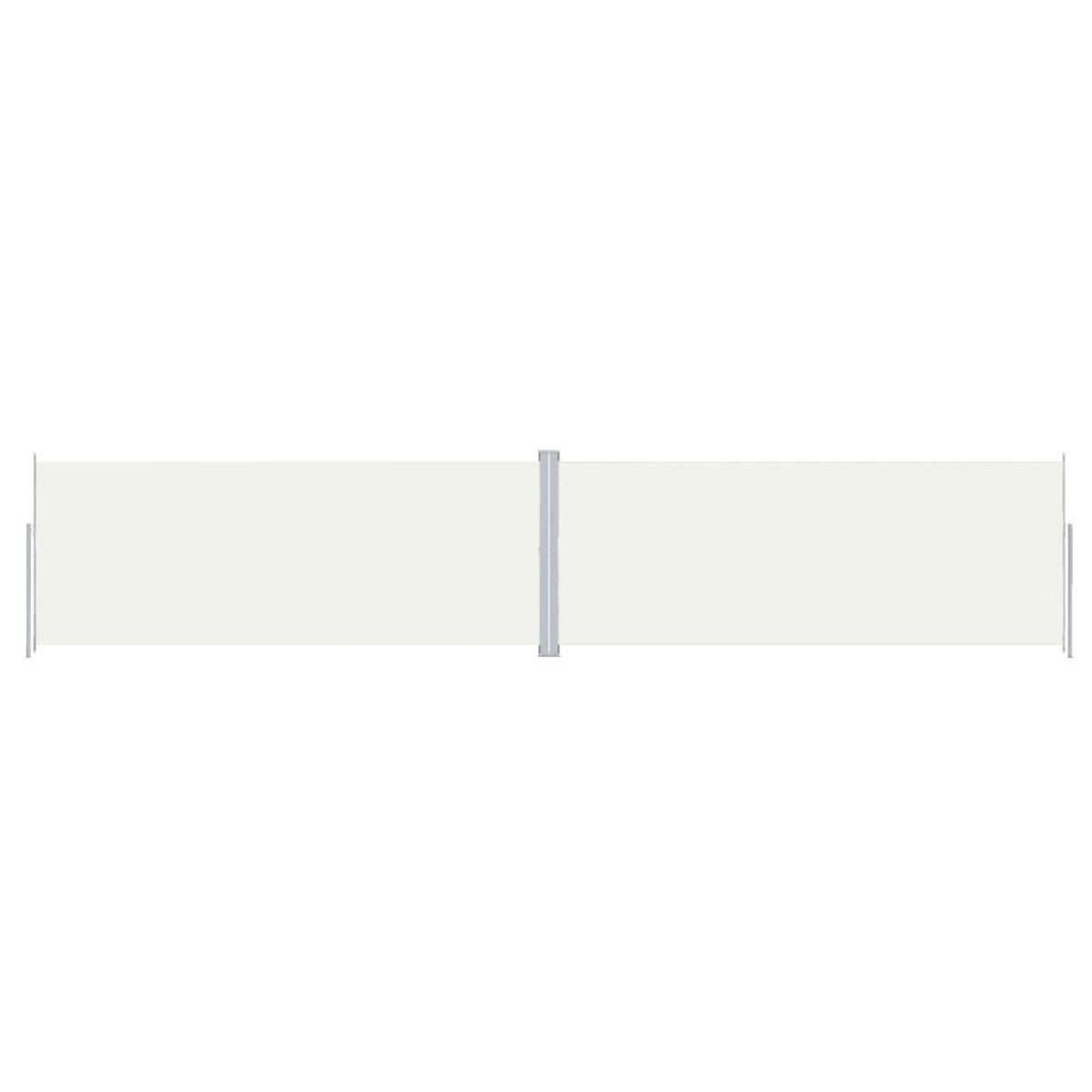 VIDAXL Auvent lateral retractable Creme 200x1000 cm