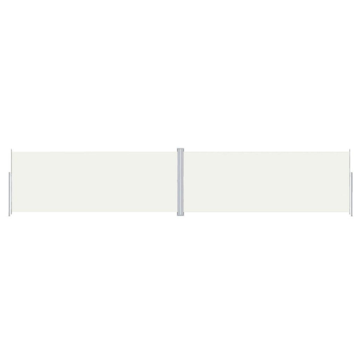 VIDAXL Auvent lateral retractable Creme 200x1000 cm