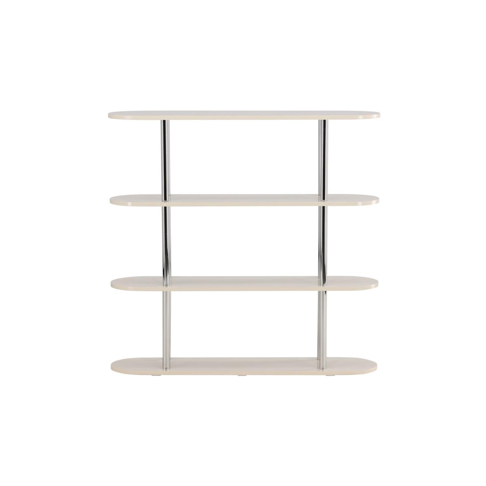 Voir la diapositive 2 : Paris Prix Étagère design 4 niveaux  zino  120cm blanc