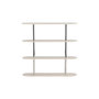 Voir la diapositive 2 : Paris Prix Étagère Design 4 Niveaux  Zino  120cm Blanc