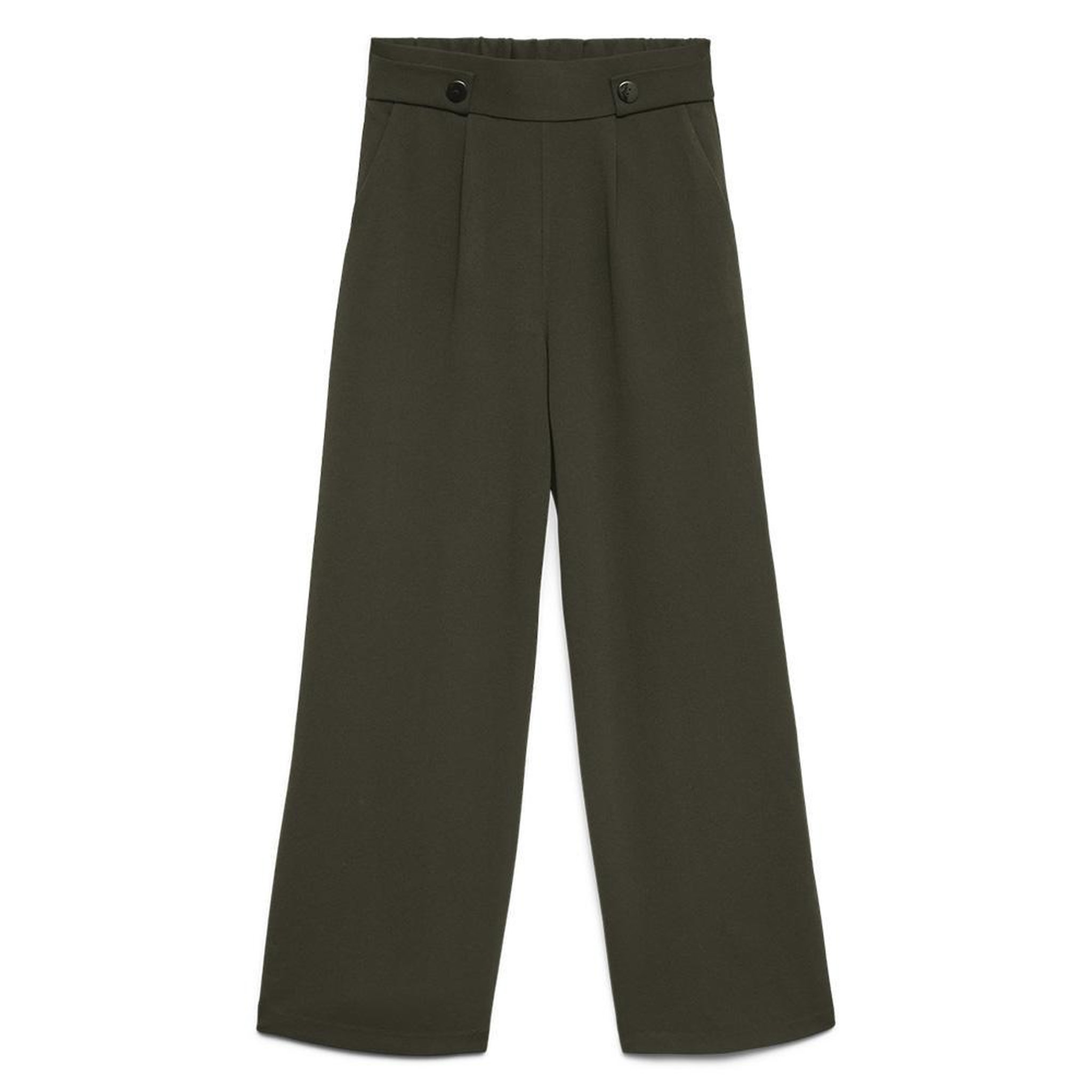 Vero Moda Pantalon Kaki Femme Vero Moda May Button