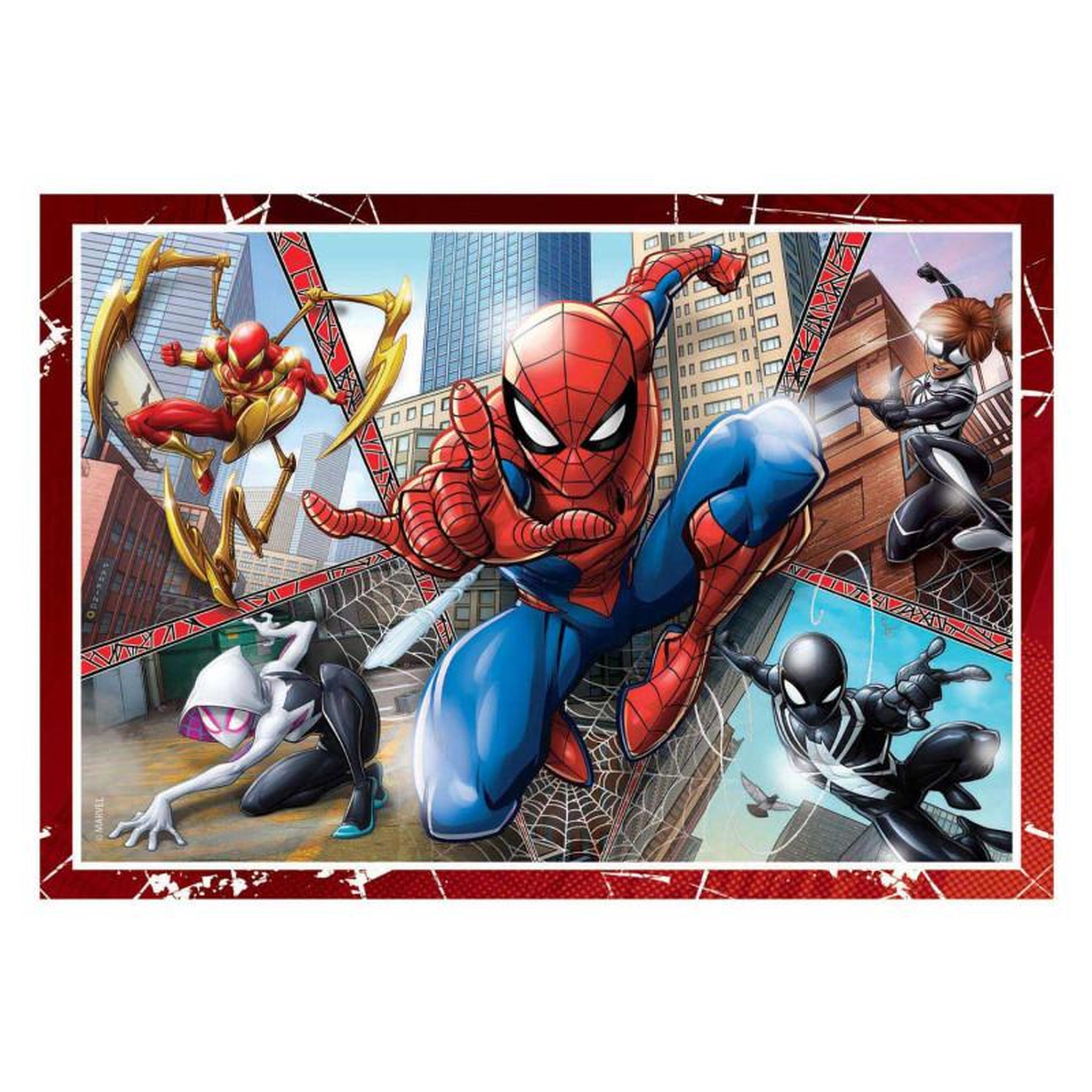 Voir la diapositive 3 : CLEMENTONI Clementoni Puzzles Marvel Spiderman, 4in1 21515