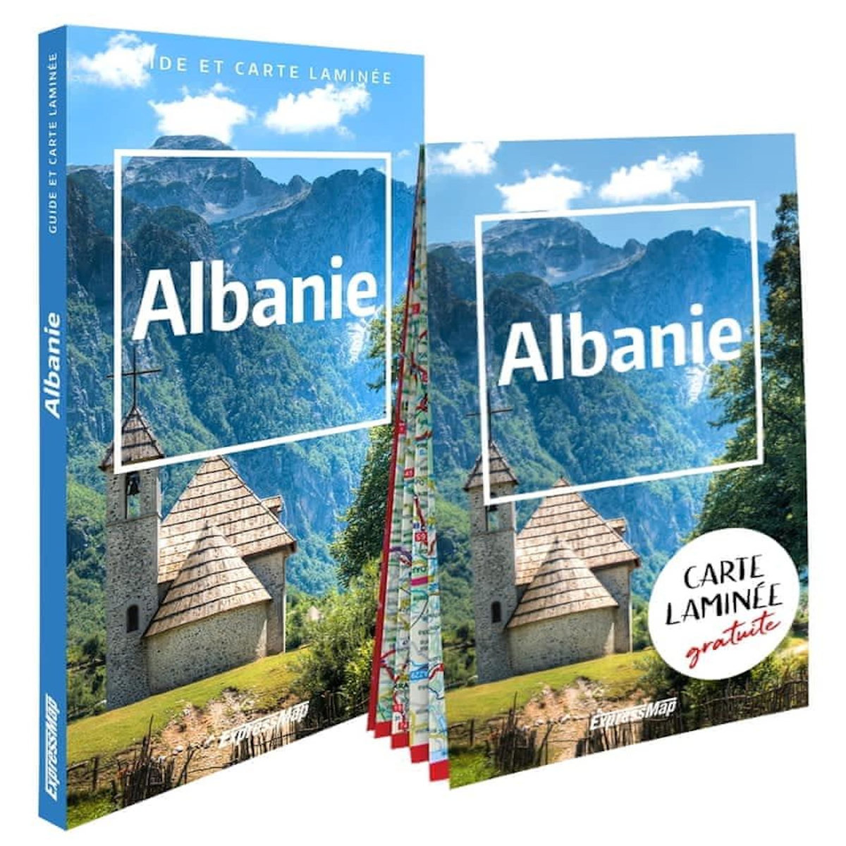ALBANIE. AVEC UNE CARTE LAMINEE 1/300 000, EDITION 2026, Express Map