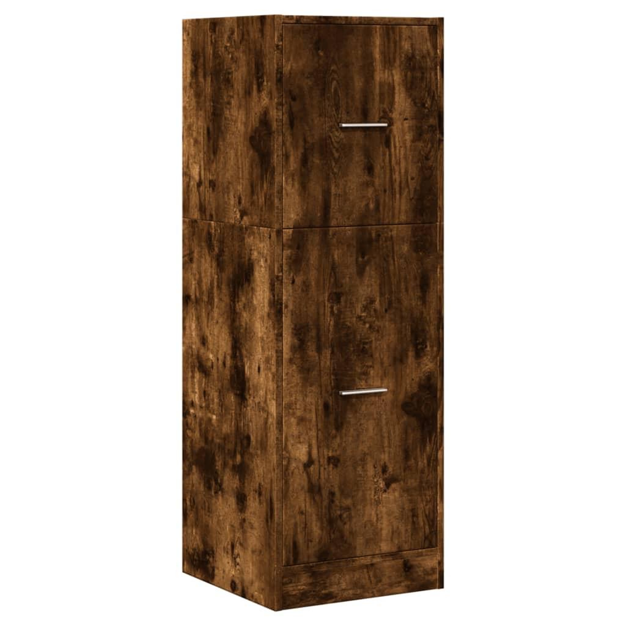 Voir la diapositive 3 : VIDAXL Armoire d'apothicaire chene fume 40x41x118 cm bois d'ingenierie