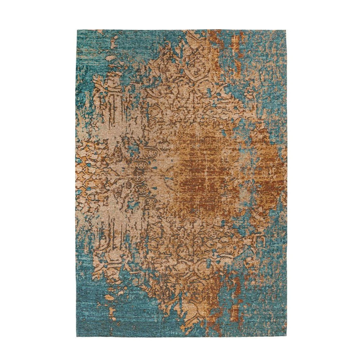 Paris Prix Tapis Tissé Imprimé à Motifs  Primavera  Bleu