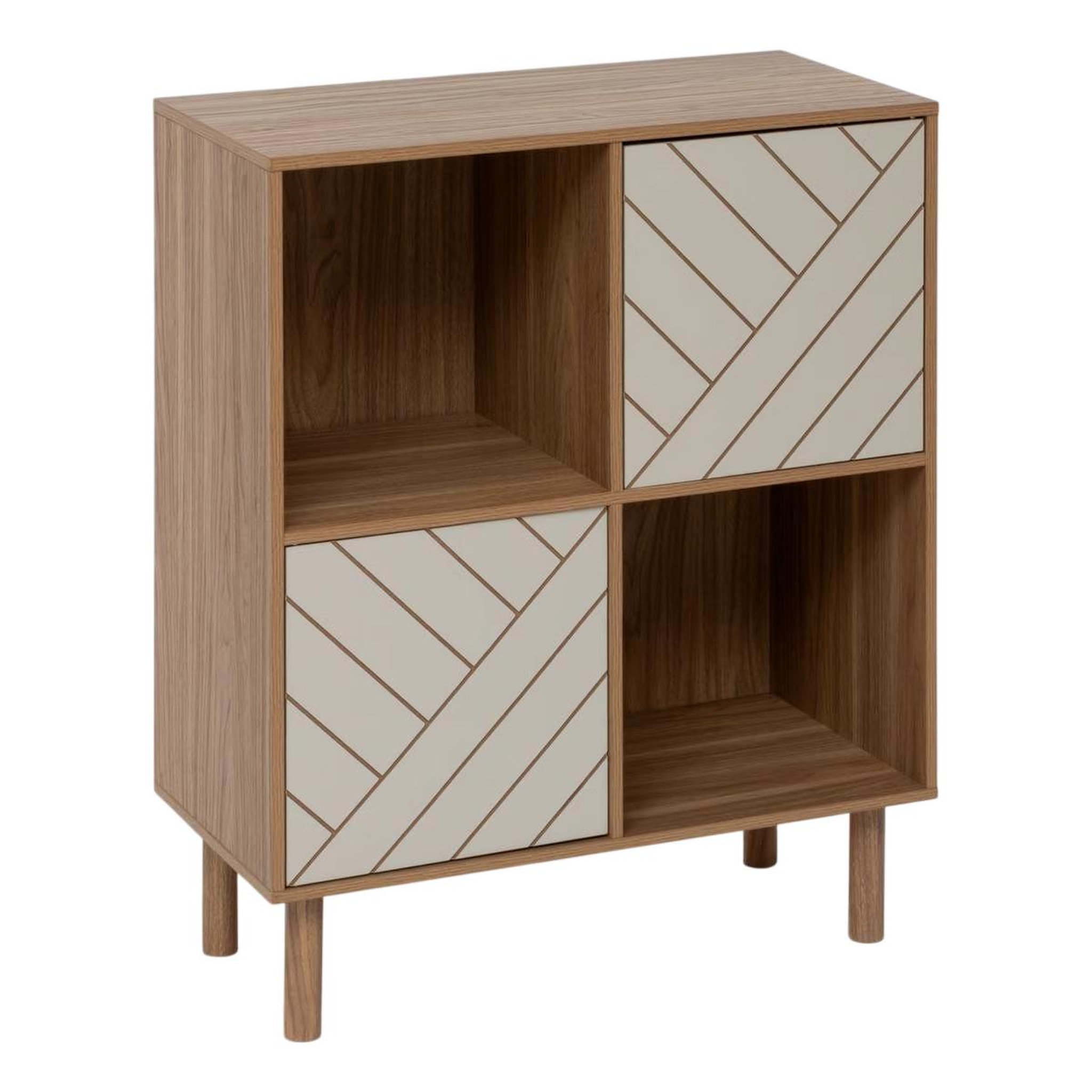 FIVE Étagère 4 Cases  Mix n'Match  82cm Marron