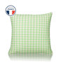 Voir la diapositive 1 : COLAS NORMAND Oreiller moelleux aux motifs vichy 60x60 cm