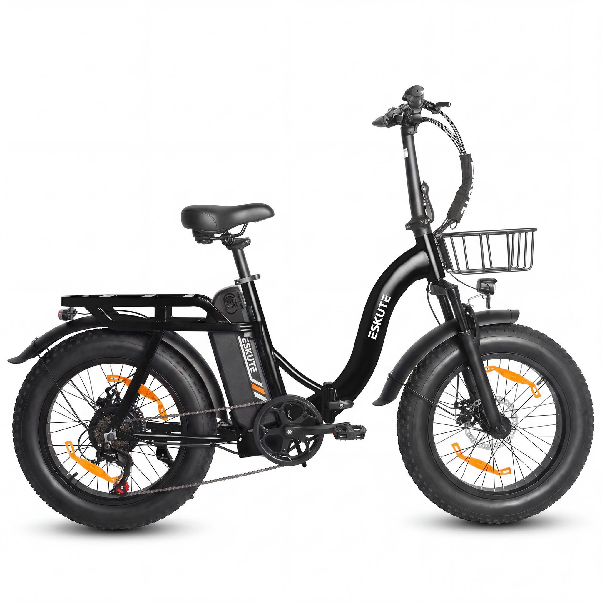 ESKUTE Vélo électrique pliable ESKUTE D202, 48V 20,8Ah. Coloris disponibles : Bleu, Noir