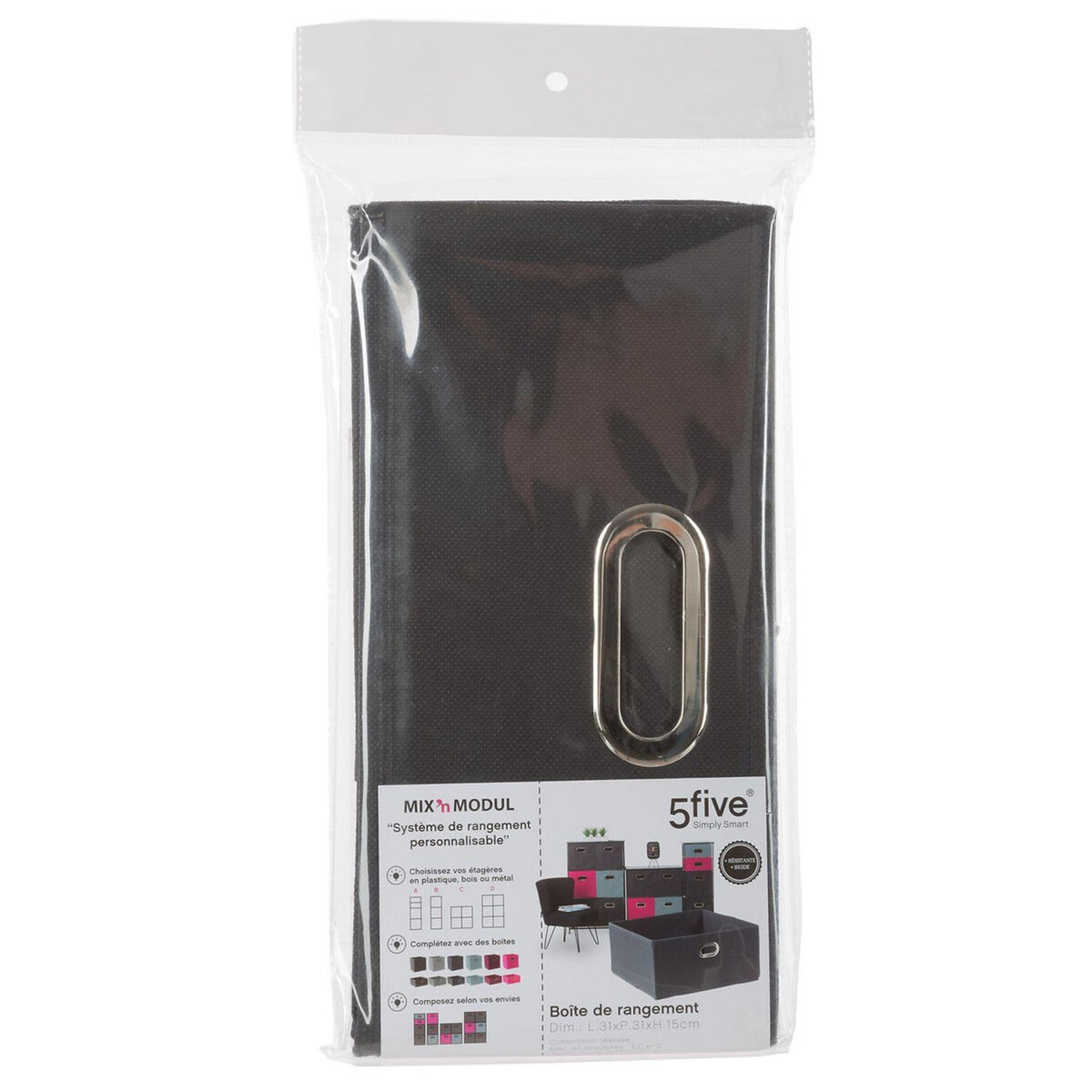 TOILINUX Lot de 12 Boites de rangement en tissu