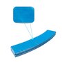 FAST-JUMP Coussin de protection des ressorts pour Trampoline 14Ft / 427 cm - Bleu Ciel - PE