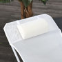 Voir la diapositive 6 : OUTSUNNY Bain de soleil transat pliable dossier réglable 5 positions acier teslin crème