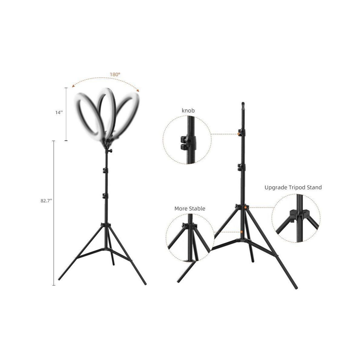 ESSENTIEL B Ring light 14'' pour Smartphone / Vlog