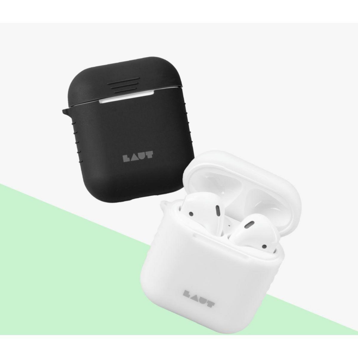 LAUT Coque Airpods Silicone blanc