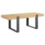 Voir la diapositive 1 : Table de séjour fixe style industriel L224cm TRAVEL 