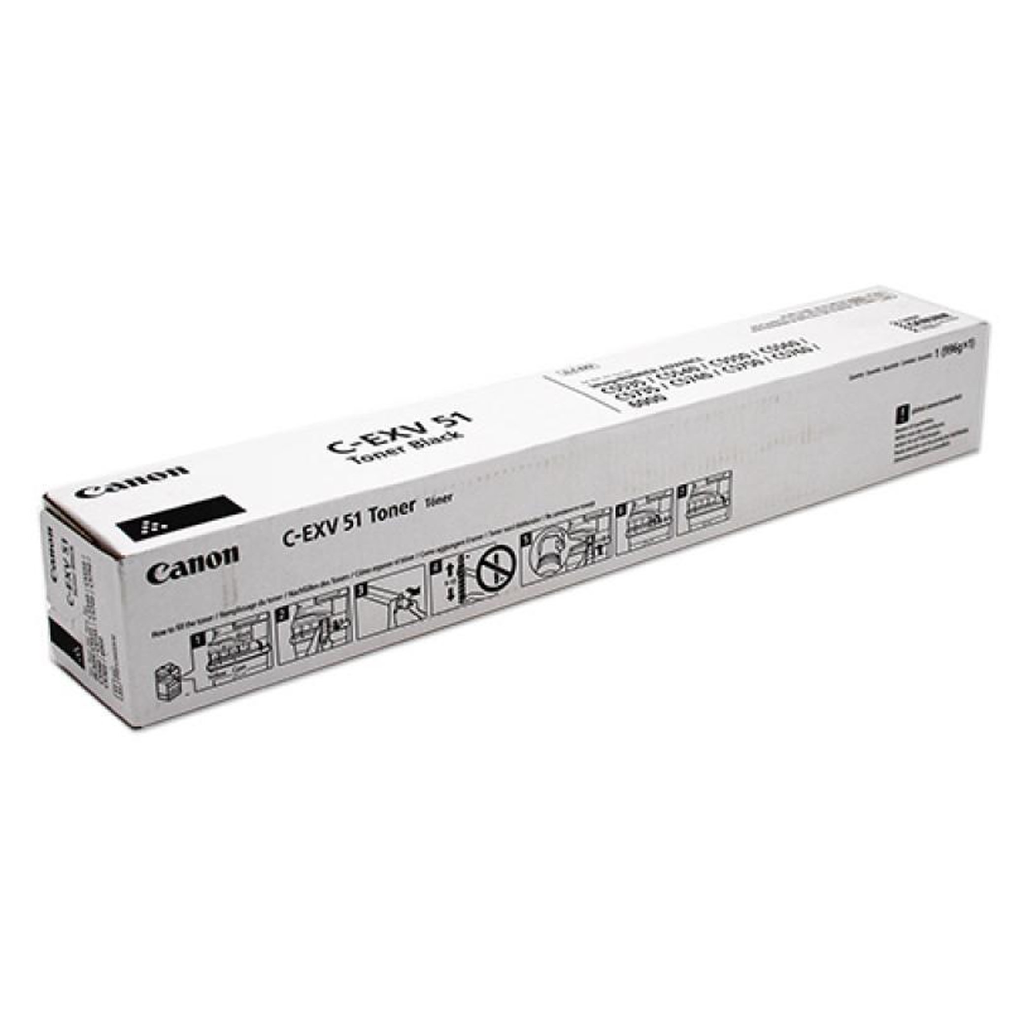Voir la diapositive 3 : Canon Canon Toner C-EXV CEXV 51 Black Schwarz (0481C002)