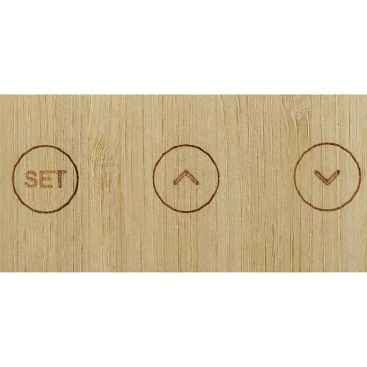 Paris Prix Réveil Station Météo  Multifonction  12cm Naturel