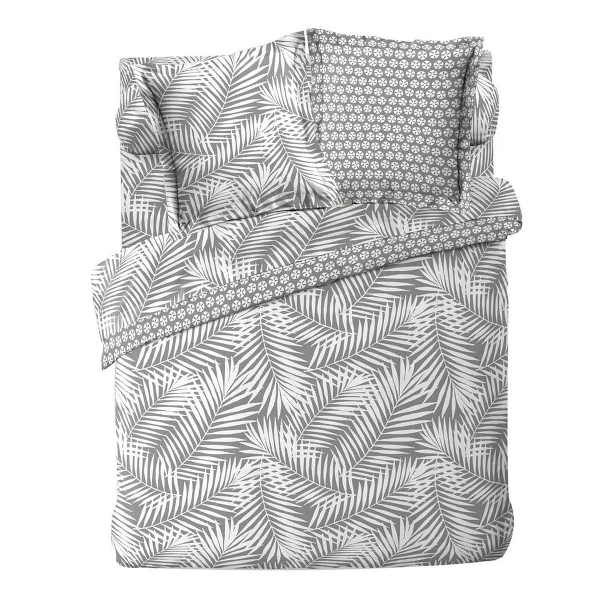 Douceur d'Intérieur Housse de couette  botania  240x220cm gris
