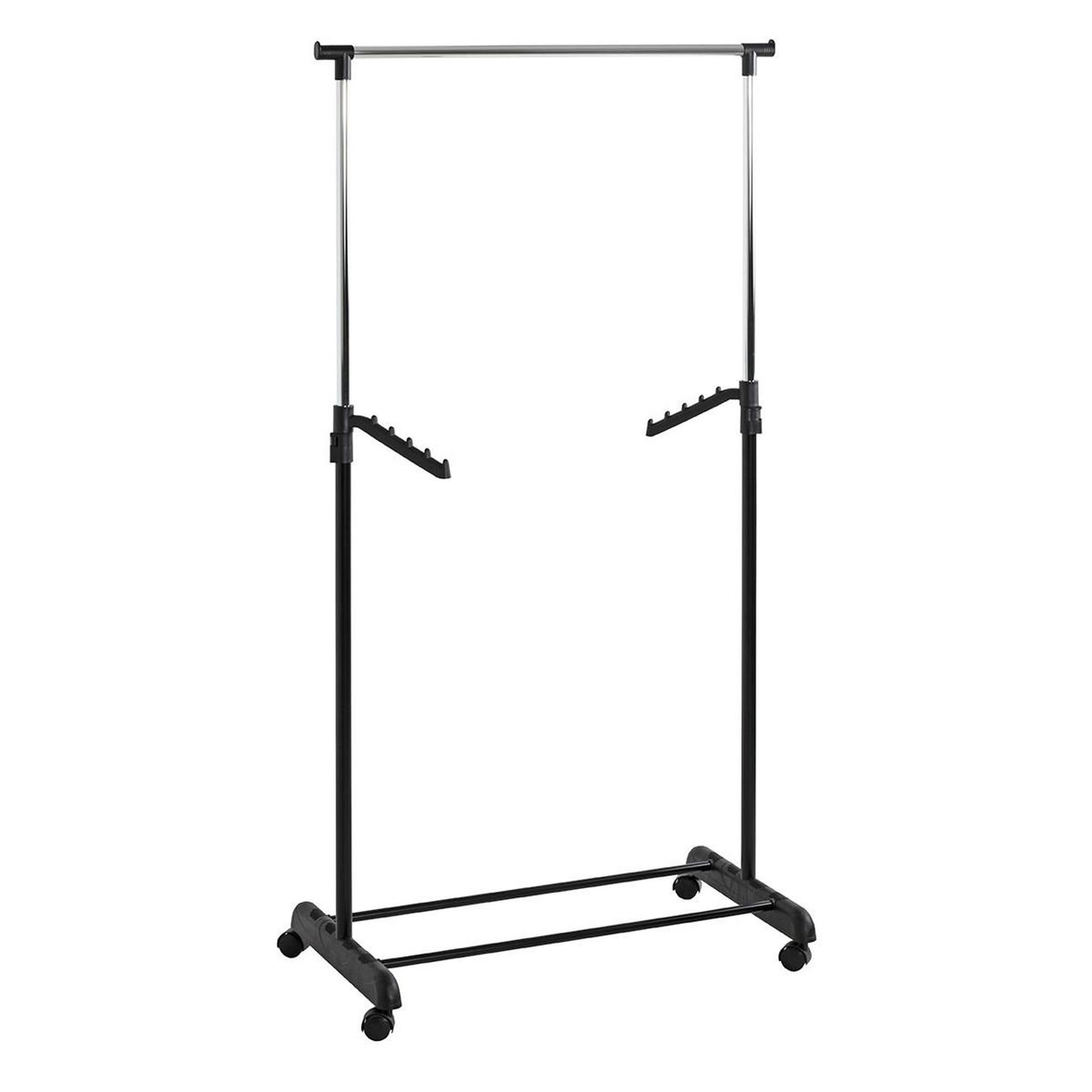 Paris Prix Portant à vêtements réglable  lumi  177cm noir