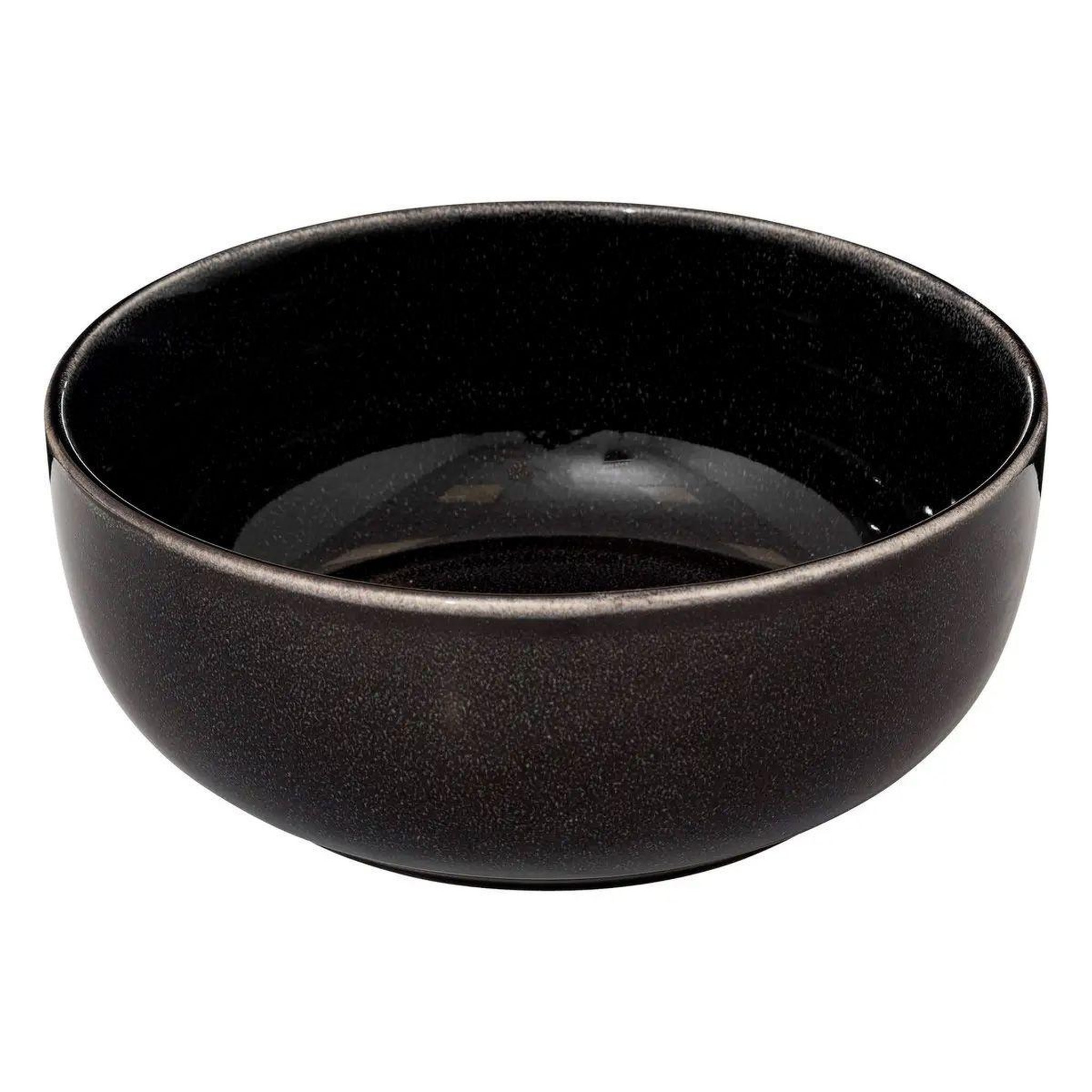 SECRET DE GOURMET Saladier en Céramique  Terre Inconnue  22cm Noir
