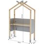 Voir la diapositive 8 : Bureau tipi enfant L100cm AUGUSTIN