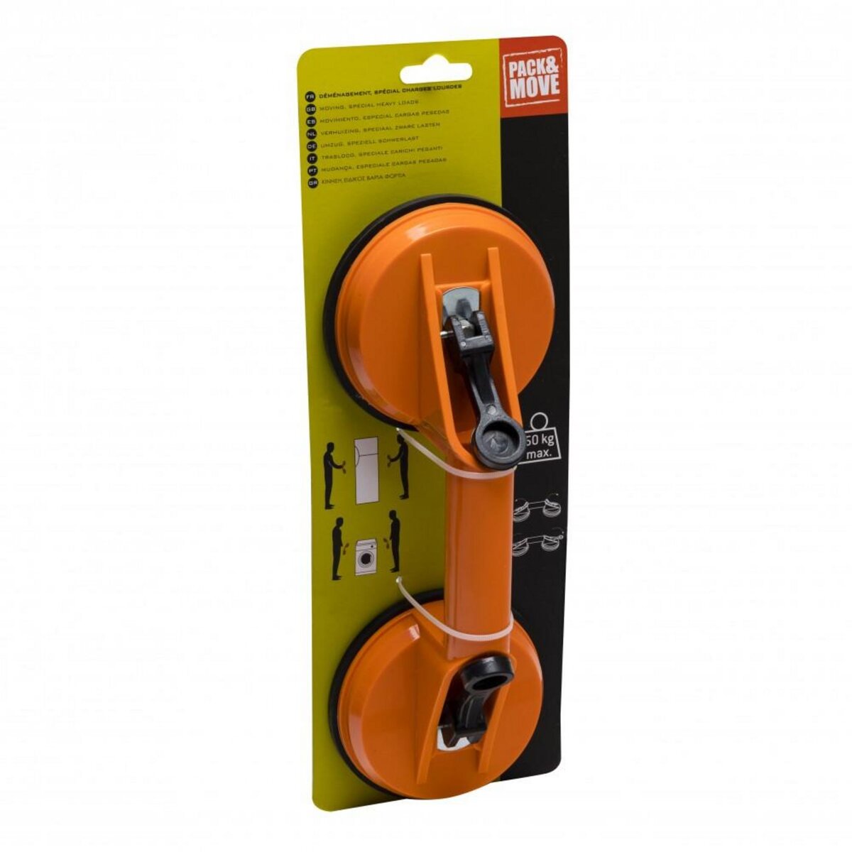 CENTRALE BRICO Poignée ventouse résistance 50kg maxi