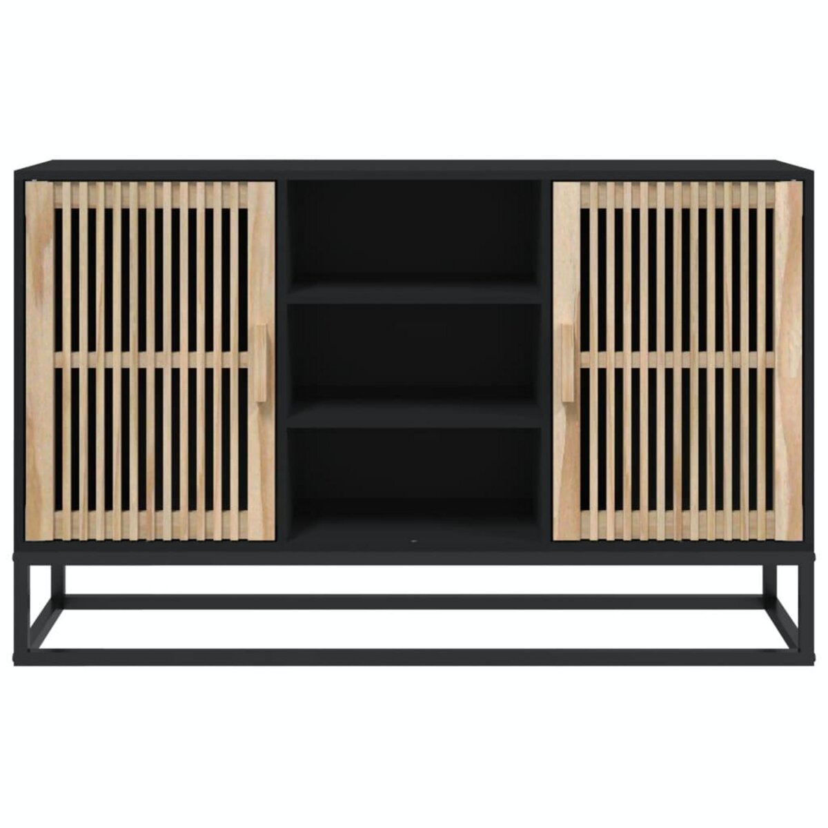 VIDAXL Buffet noir 105x30x65 cm bois d'ingenierie