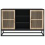 Voir la diapositive 5 : VIDAXL Buffet noir 105x30x65 cm bois d'ingenierie