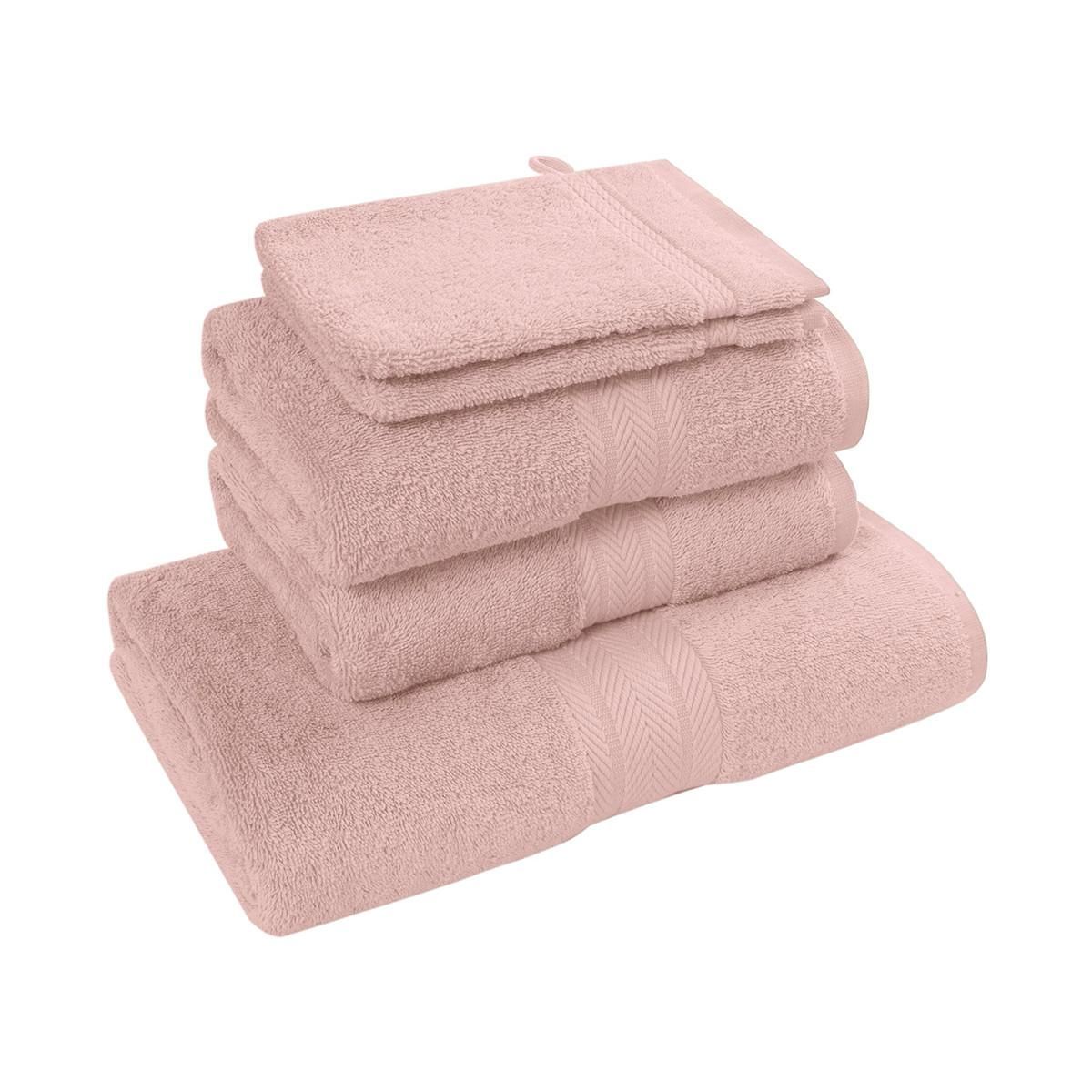 Sensei Maison Ensemble de bain 5 pièces (1 drap de bain + 2 serviettes de toilette + 2 gants) LUXURY