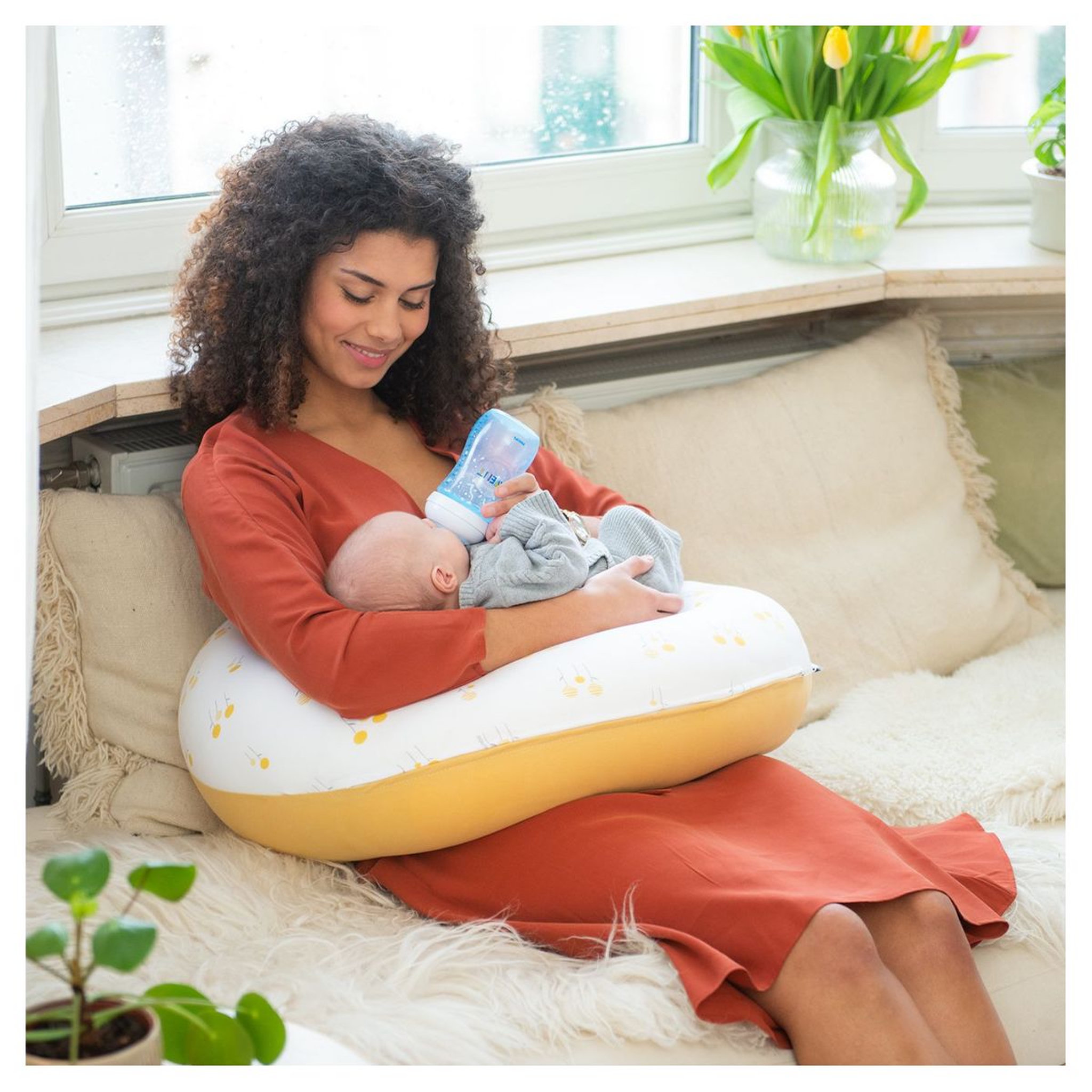Voir la diapositive 3 : BABYMOOV Coussin de Maternité doomoo Buddy 
