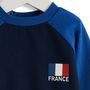 Voir la diapositive 2 : IN EXTENSO Sweat col rond coupe du monde France bébé 